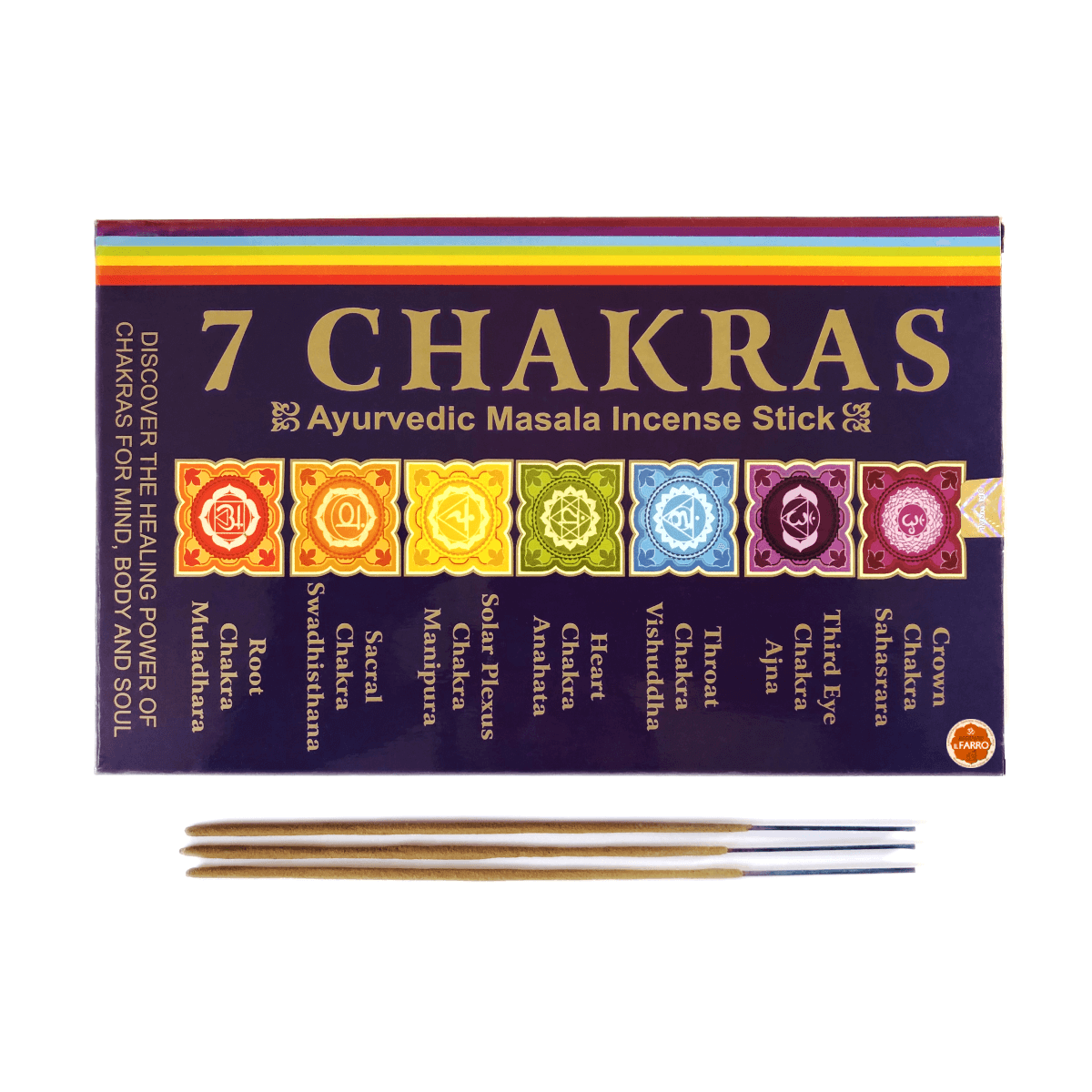Incensi 7 Chakra Confezione Intera | il Farro Suzzara