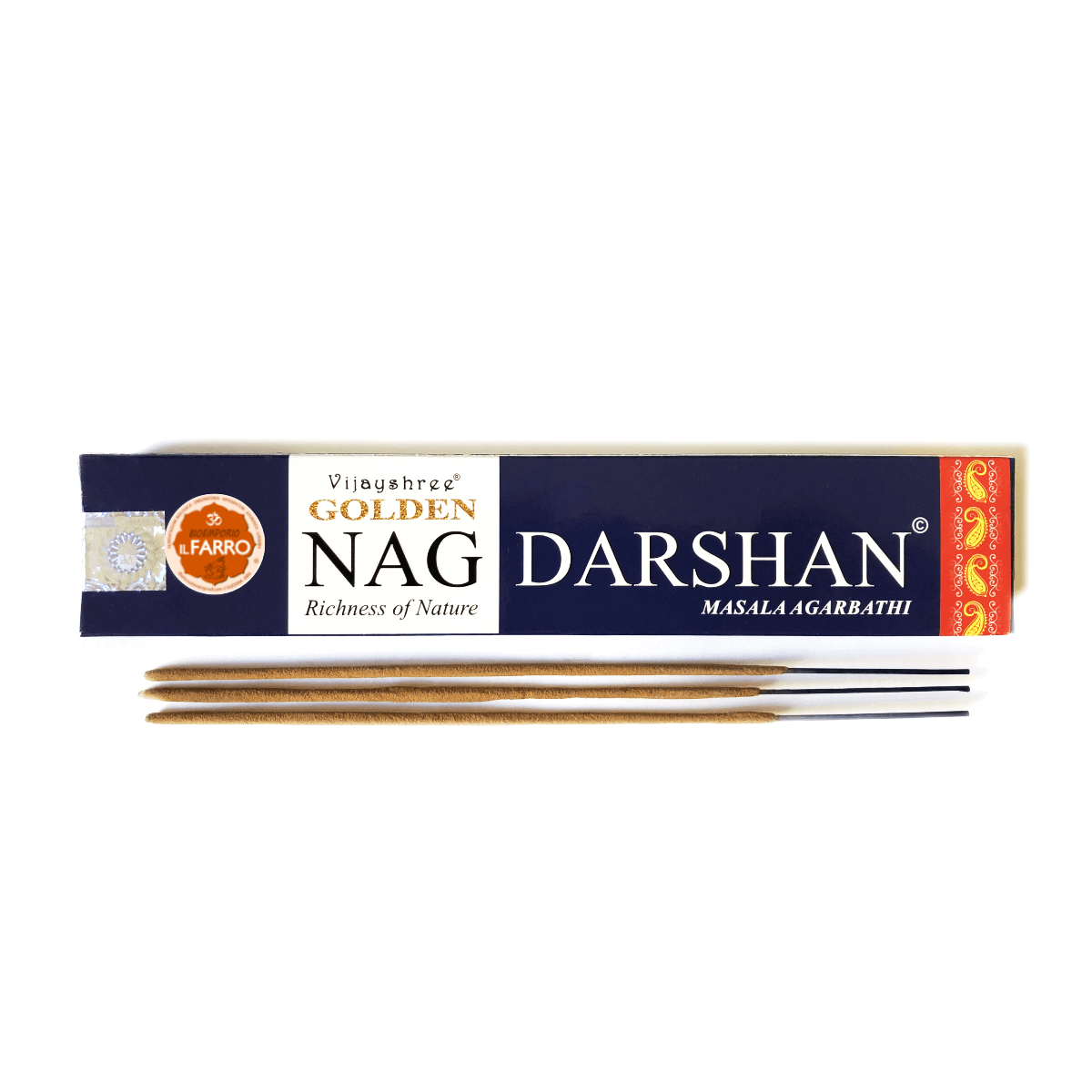 Incenso Naturale Golden Nag Darshan | il Farro Suzzara