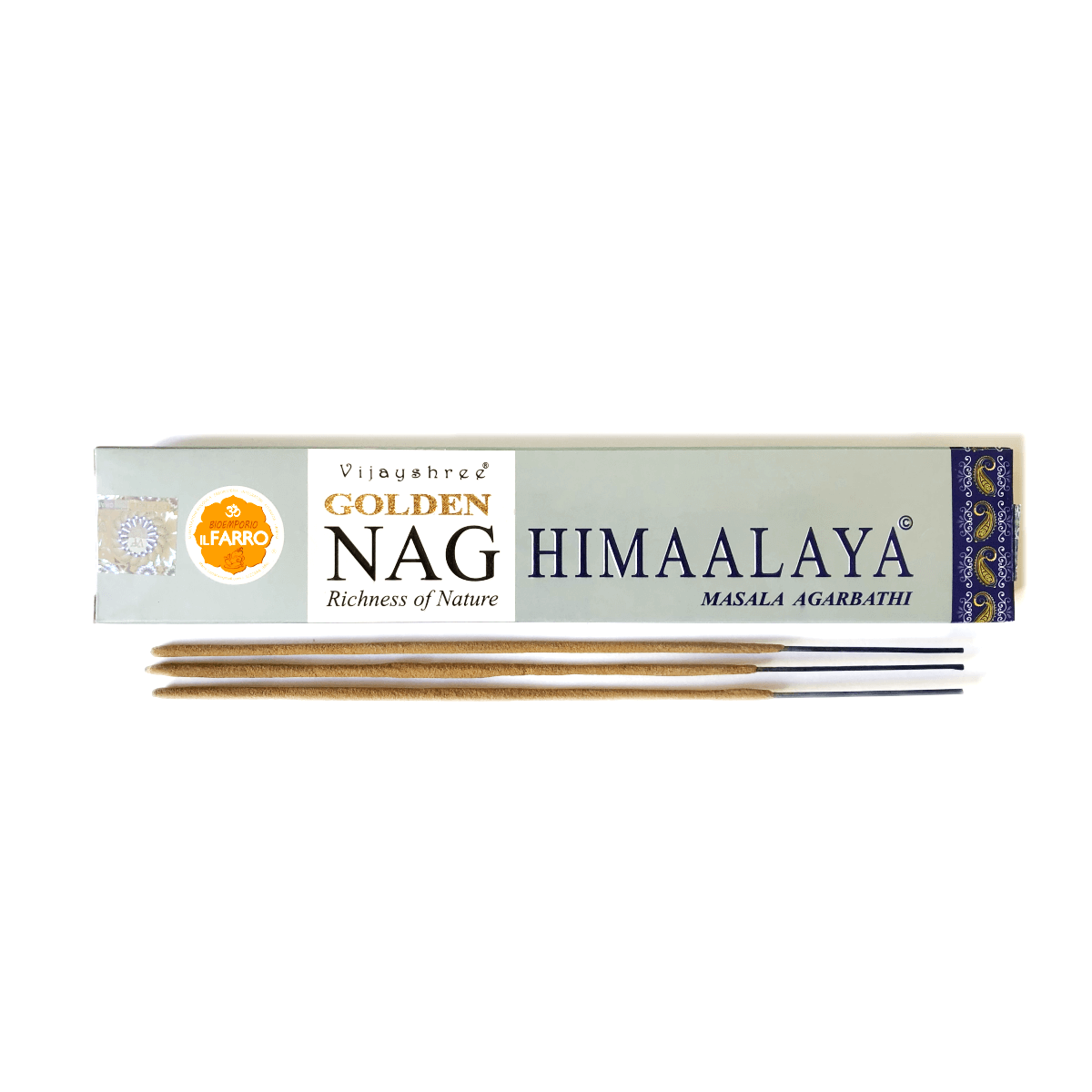Incenso Naturale Golden Nag Himaalaya | il Farro Suzzara