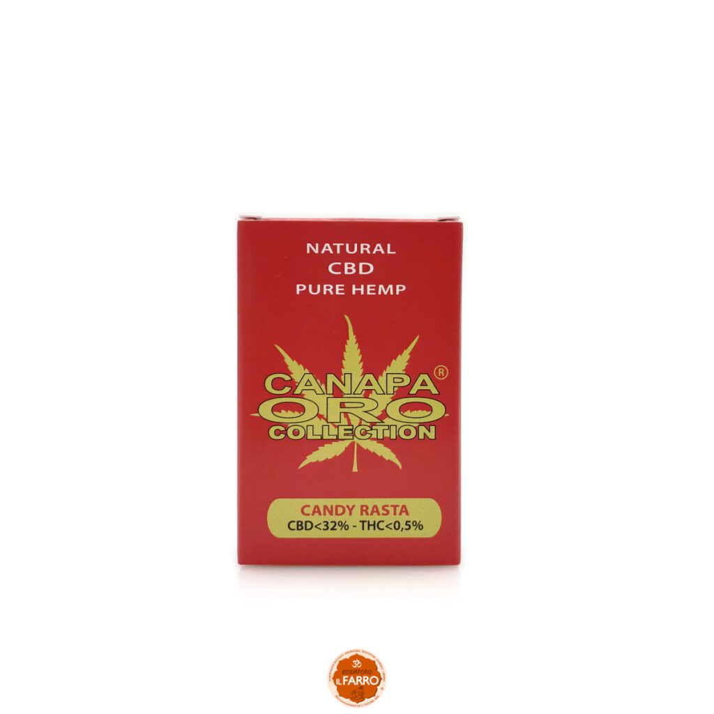 Canapa Oro Collection | CBD 32% Candy Rasta 1g | il Farro